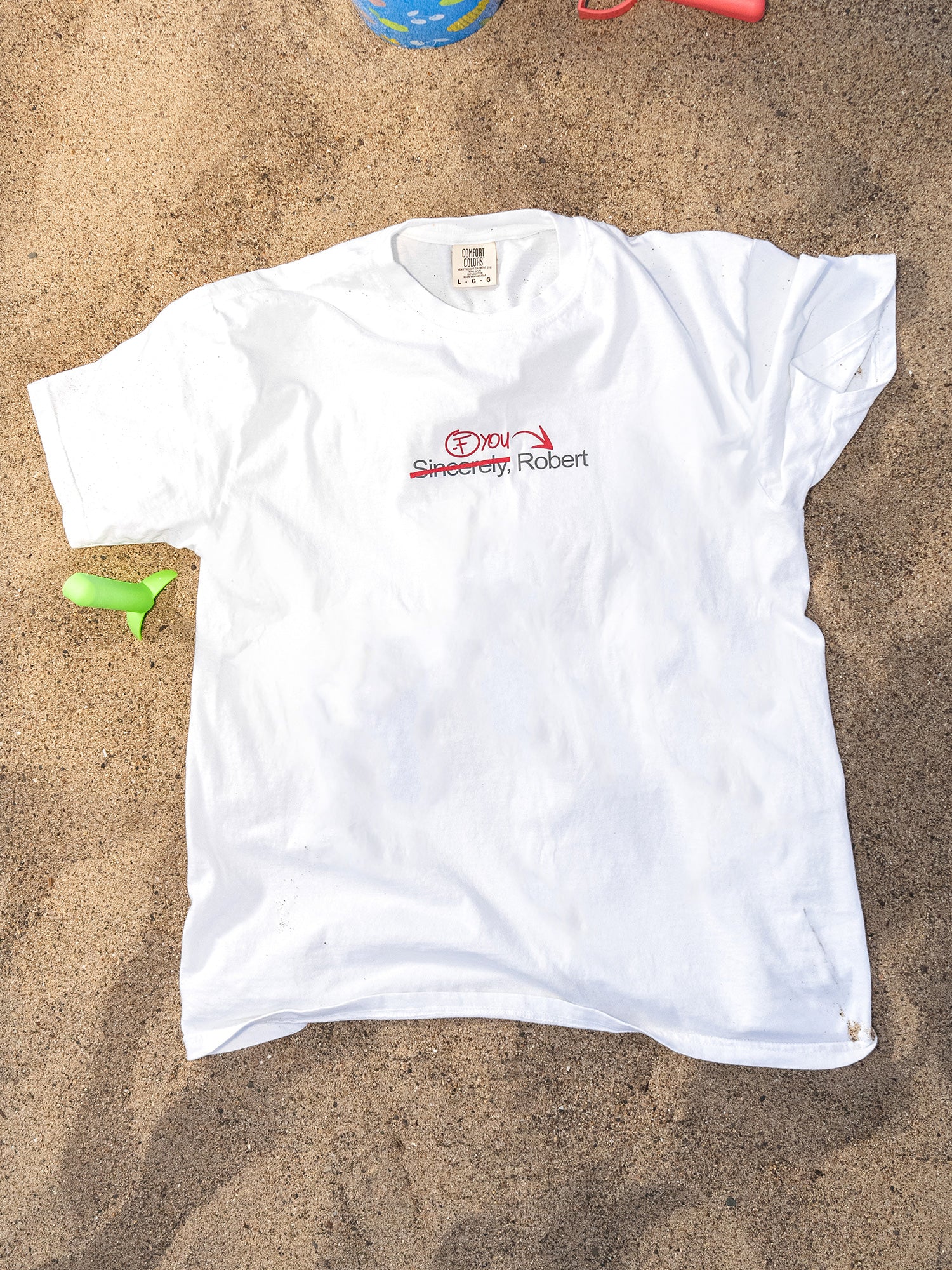 "Fuck You, Robert" White Tee (Patreon Exclusive)