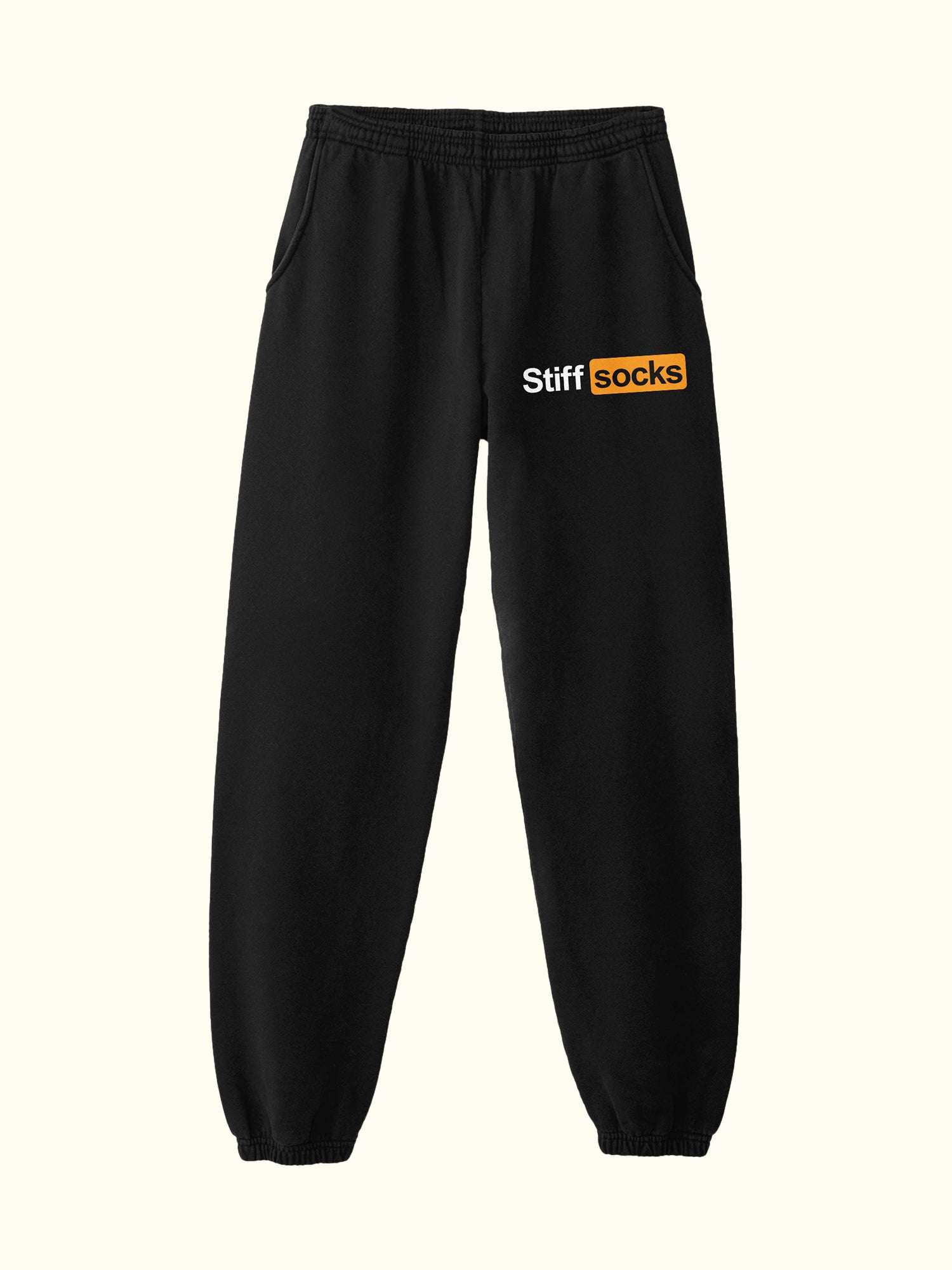 Stiff Socks Premium Black Sweatpants