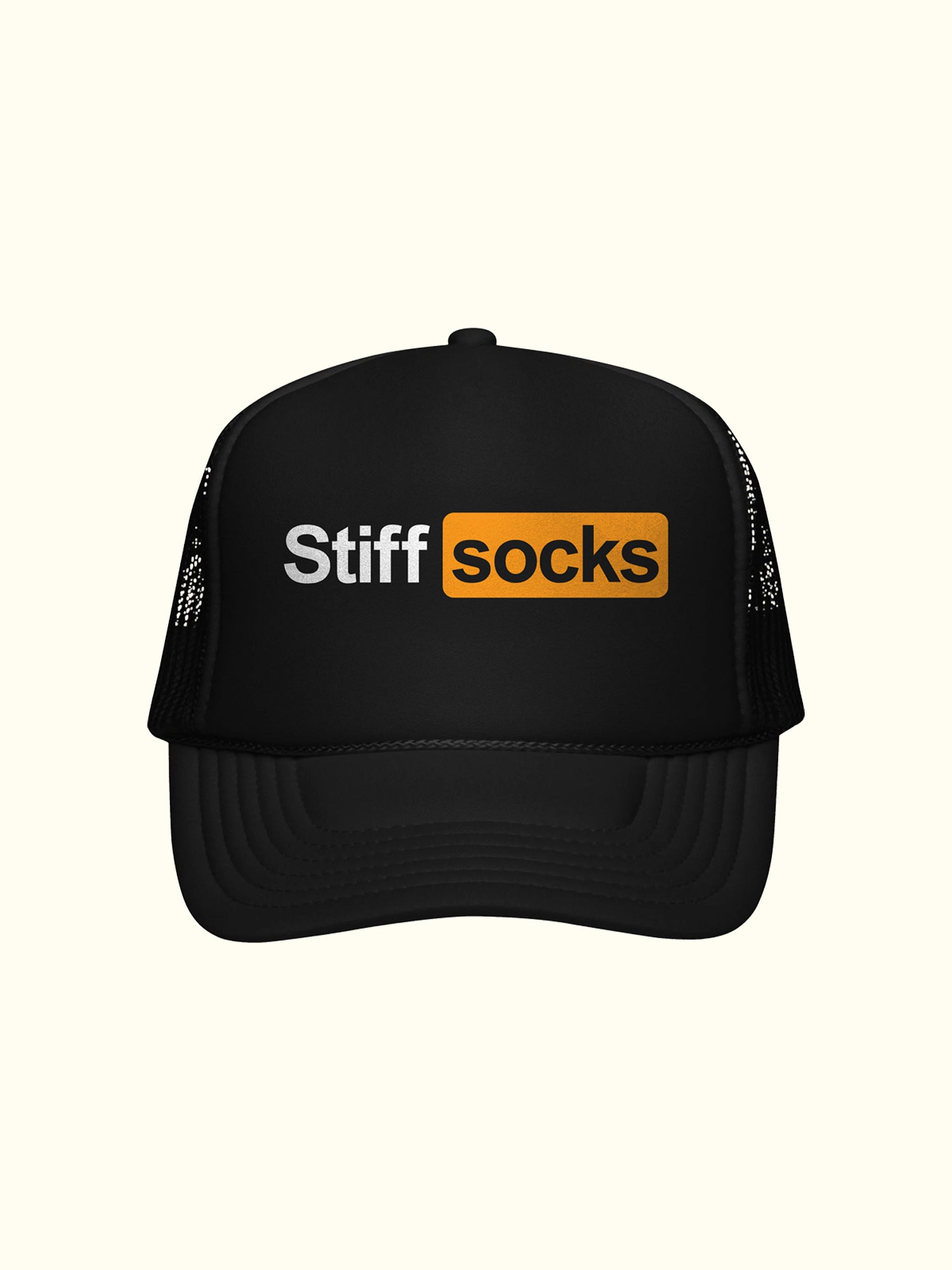 Stiff Socks Premium Black Trucker Hat