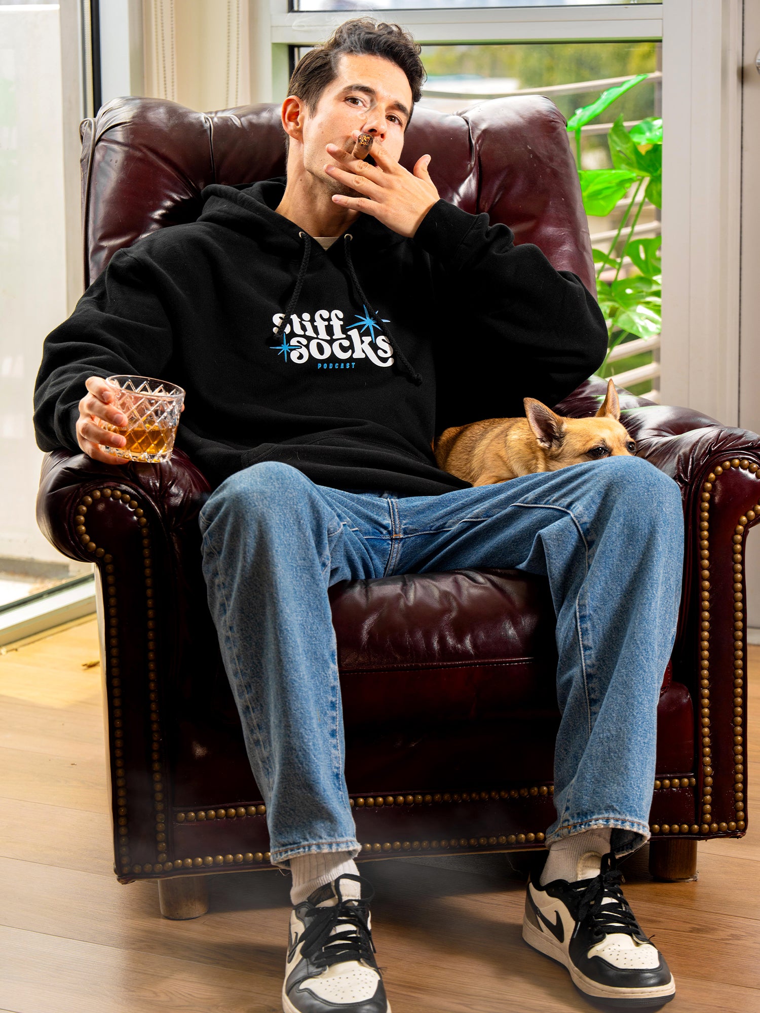A Gentleman's Podcast Black Hoodie